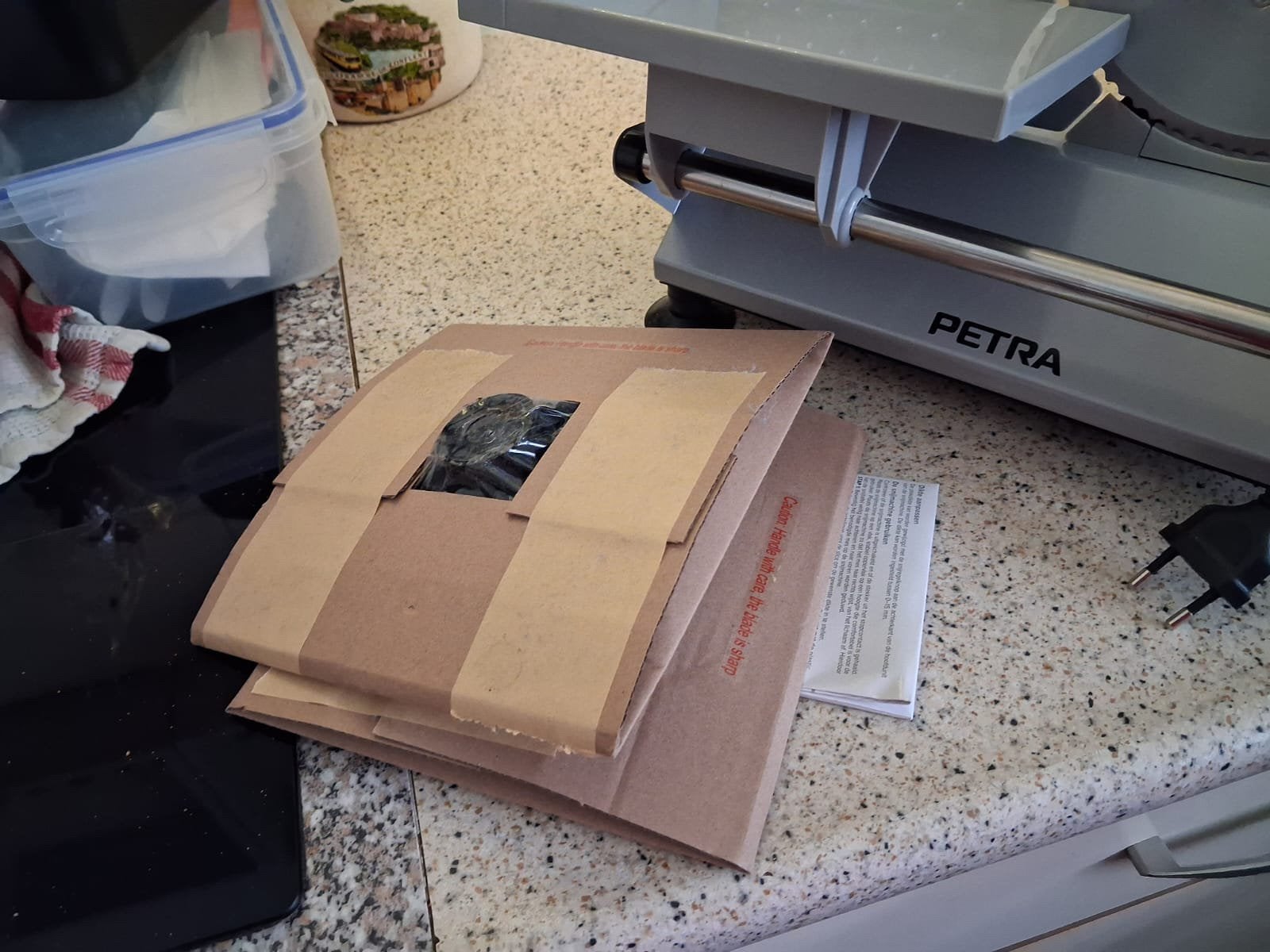 Snijmachine met extra messen, Witgoed en Apparatuur, Ophalen, Zo goed als nieuw, 3 snelheden of meer