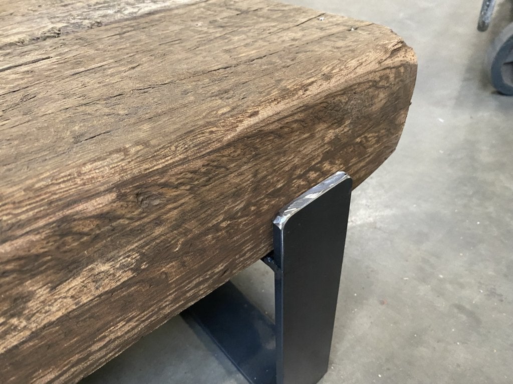 Biels Bielzen salontafel / tv meubel custom made hardhout, Niet ingevuld, 100 tot 150 cm, Niet ingevuld, Nieuw