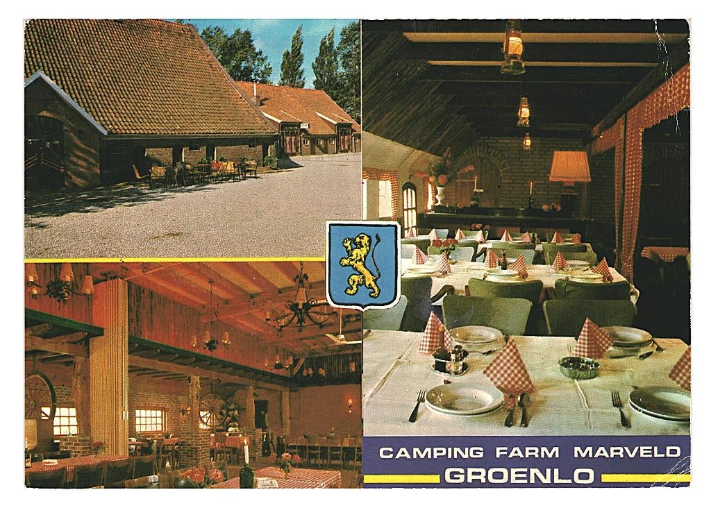 802448 Groenlo Gld 1979 Camping Farm Marveld zegel Postcode, Ophalen of Verzenden, 1960 tot 1980, Gelopen, Gelderland