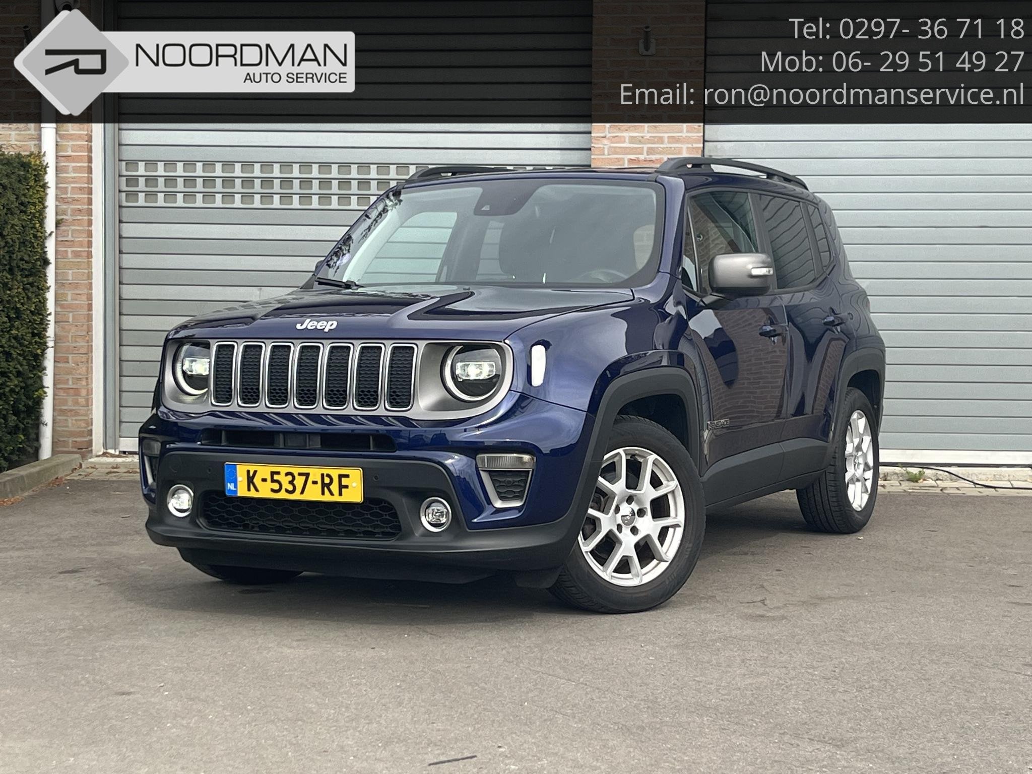Jeep Renegade 1.3T DDCT Limited, Auto's, Stof, Gebruikt, 4 cilinders, 150 pk