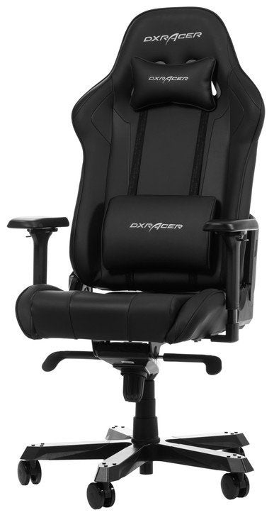 DXRacer KING gaming chair, Ophalen, Gebruikt, Zwart, Gaming bureaustoel