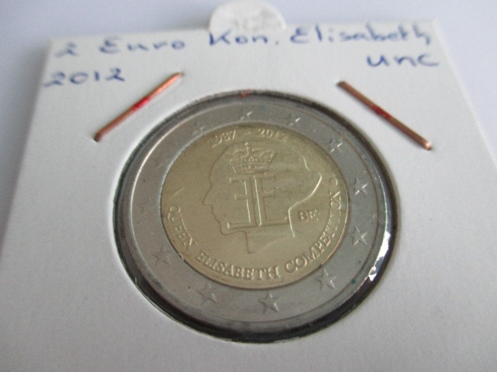 België 2 euro 75 jaar koningin Elisabeth 2012 unc, Ophalen of Verzenden, België, 2 euro, Losse munt