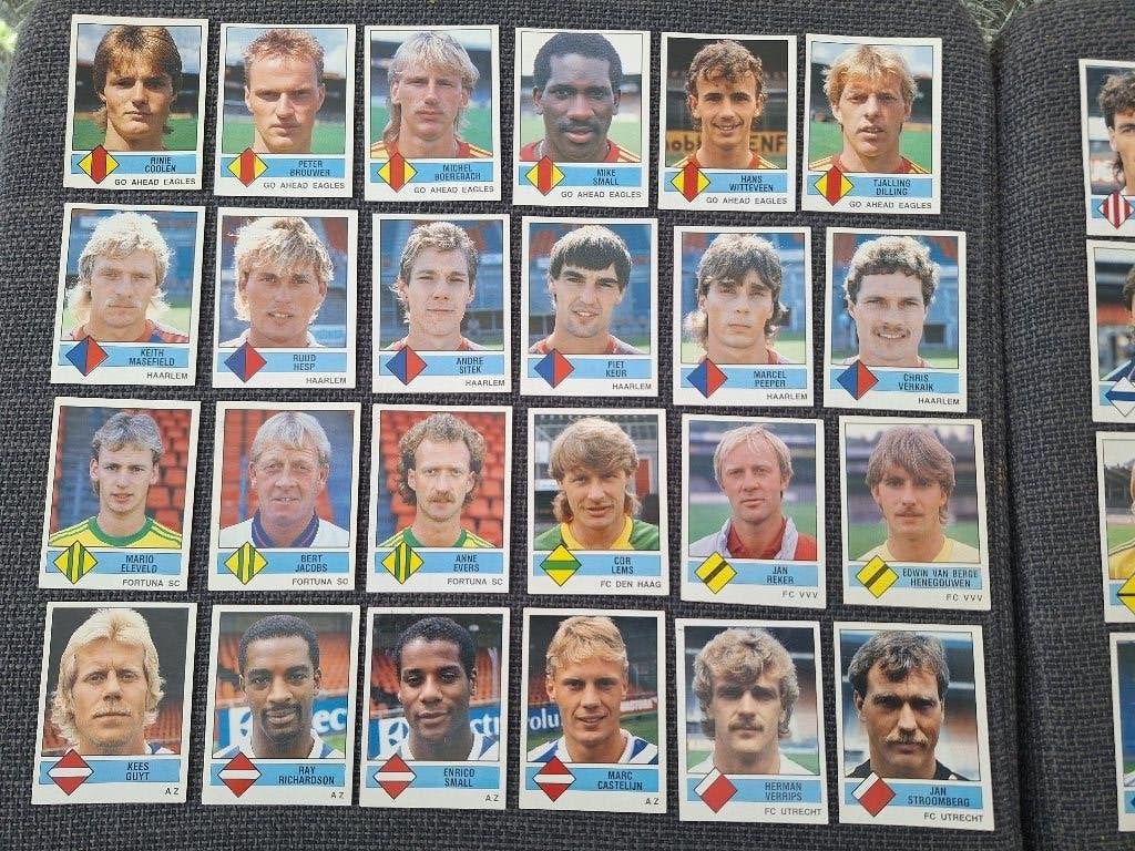Panini Voetbal 87 48x, Verzenden, Zo goed als nieuw, Overige binnenlandse clubs, Poster, Plaatje of Sticker