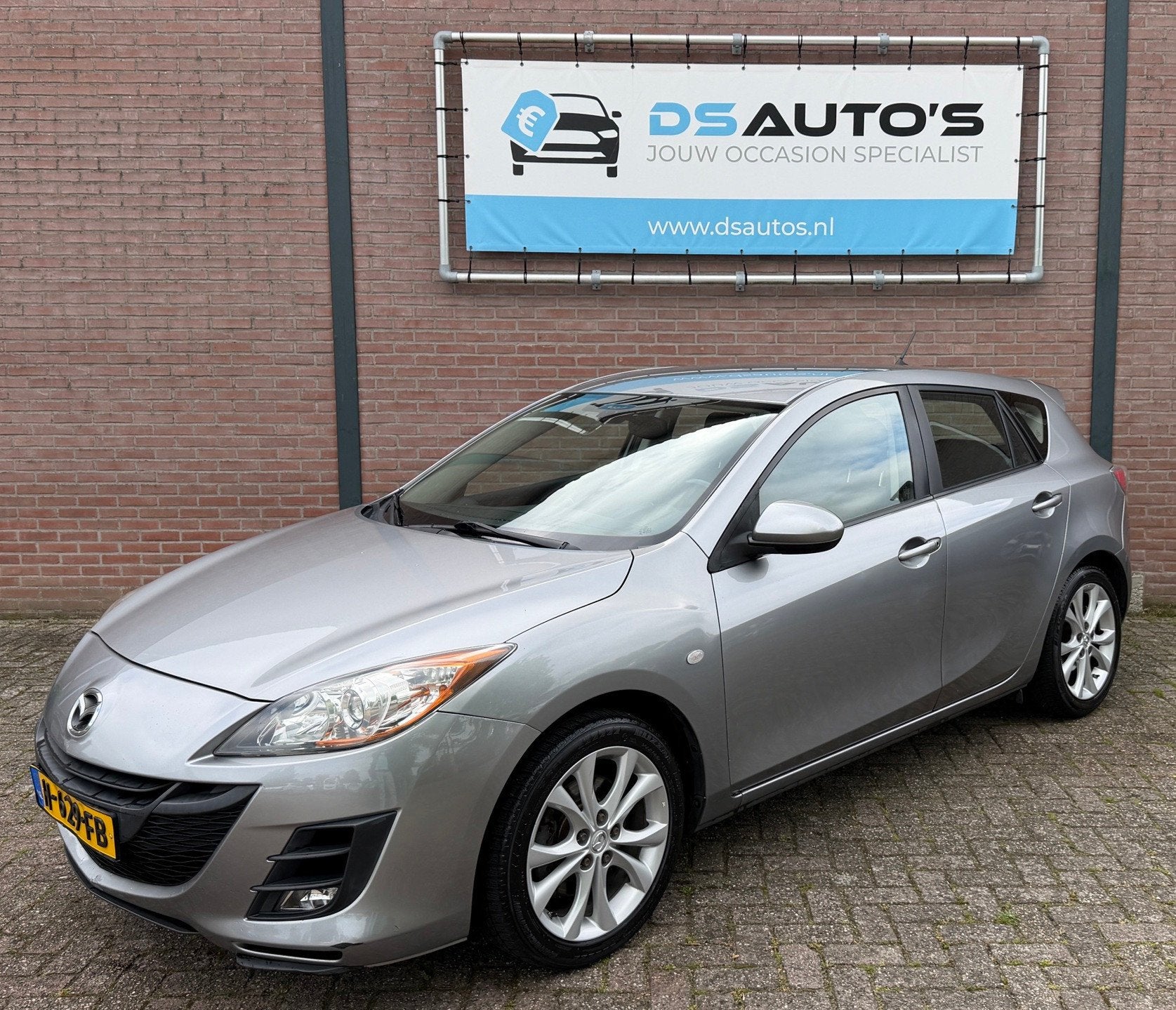Mazda 3 2.0 TS Plus, Auto's, Mazda, Euro 5, Stof, Gebruikt, Zwart