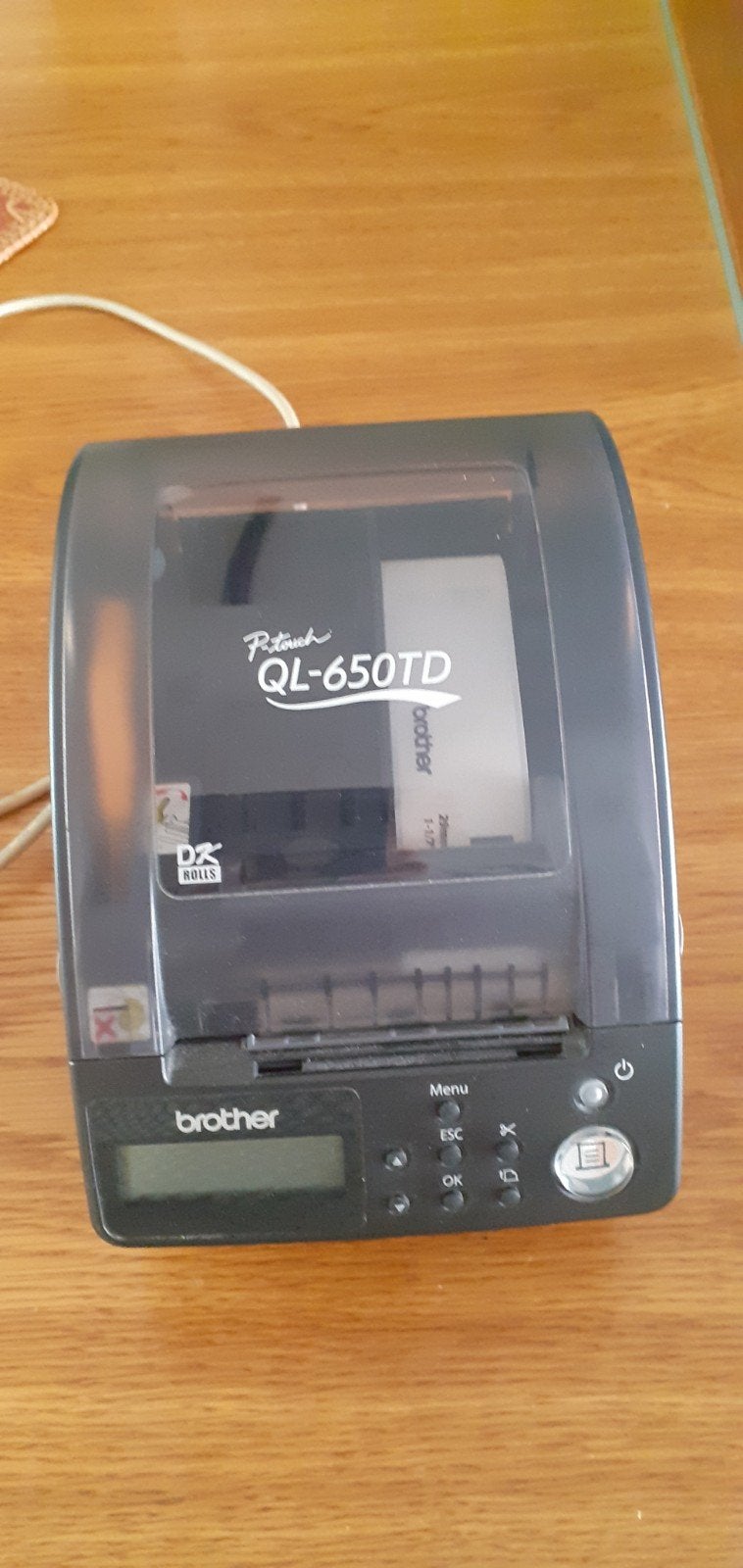 Brother QL-650TD Labelprinter - Zo goed als nieuw, Ophalen, Zwart-en-wit printen, Printer, Zo goed als nieuw