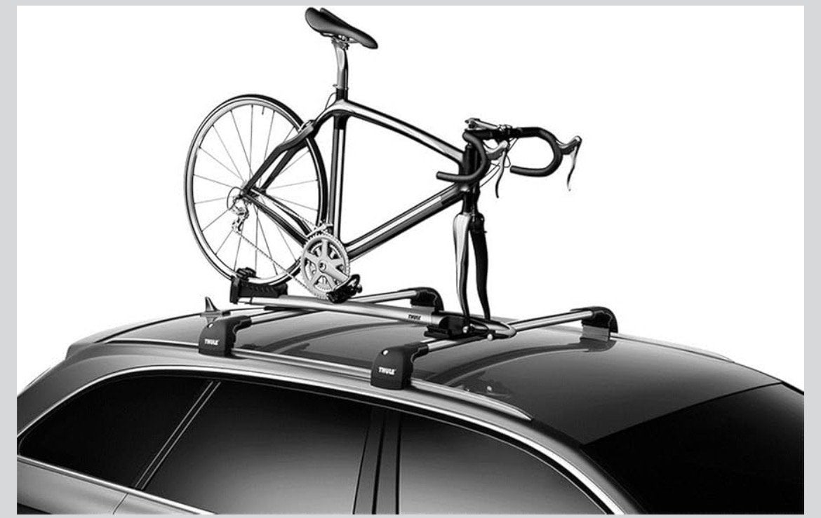 Thule Fietsendrager Dakdrager - Racefiets, Auto diversen, Fietsendragers, Ophalen, 1 fiets, Gebruikt, Dakdrager