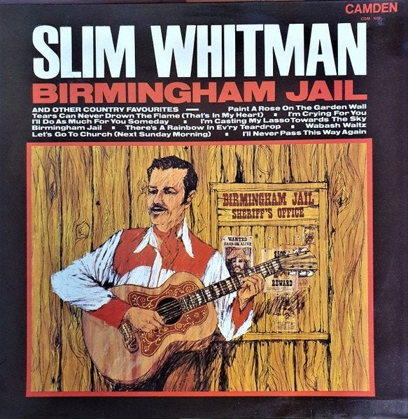 LP - Slim Whitman ‎– Birmingham Jail And Other, LP, Gebruikt, Ophalen of Verzenden, 12 inch
