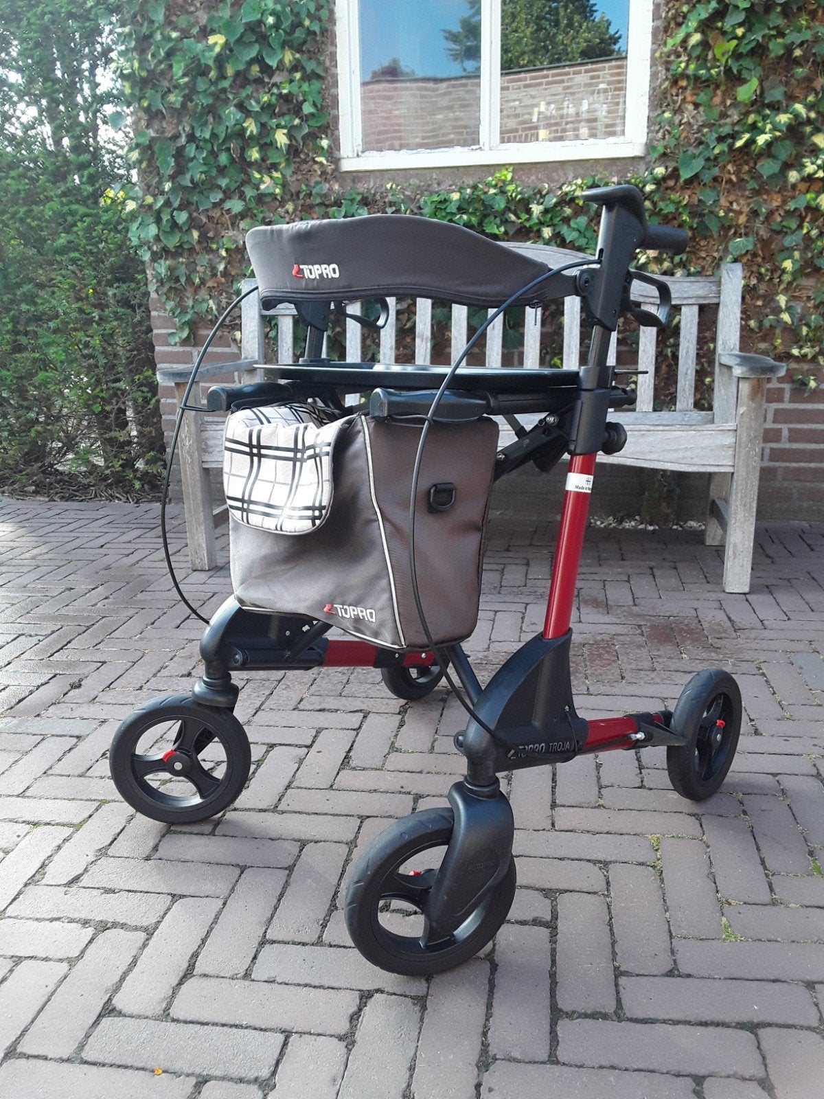 Rollator Topro Troja maat M, Diversen, Ophalen, Opvouwbaar, Gebruikt