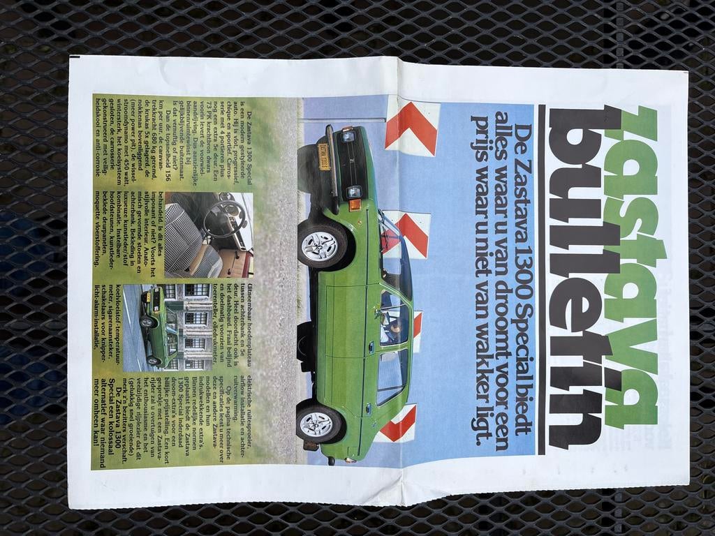 Zastava 1300 Special Folder - Originele Brochure, Ophalen of Verzenden, Gelezen, Overige merken