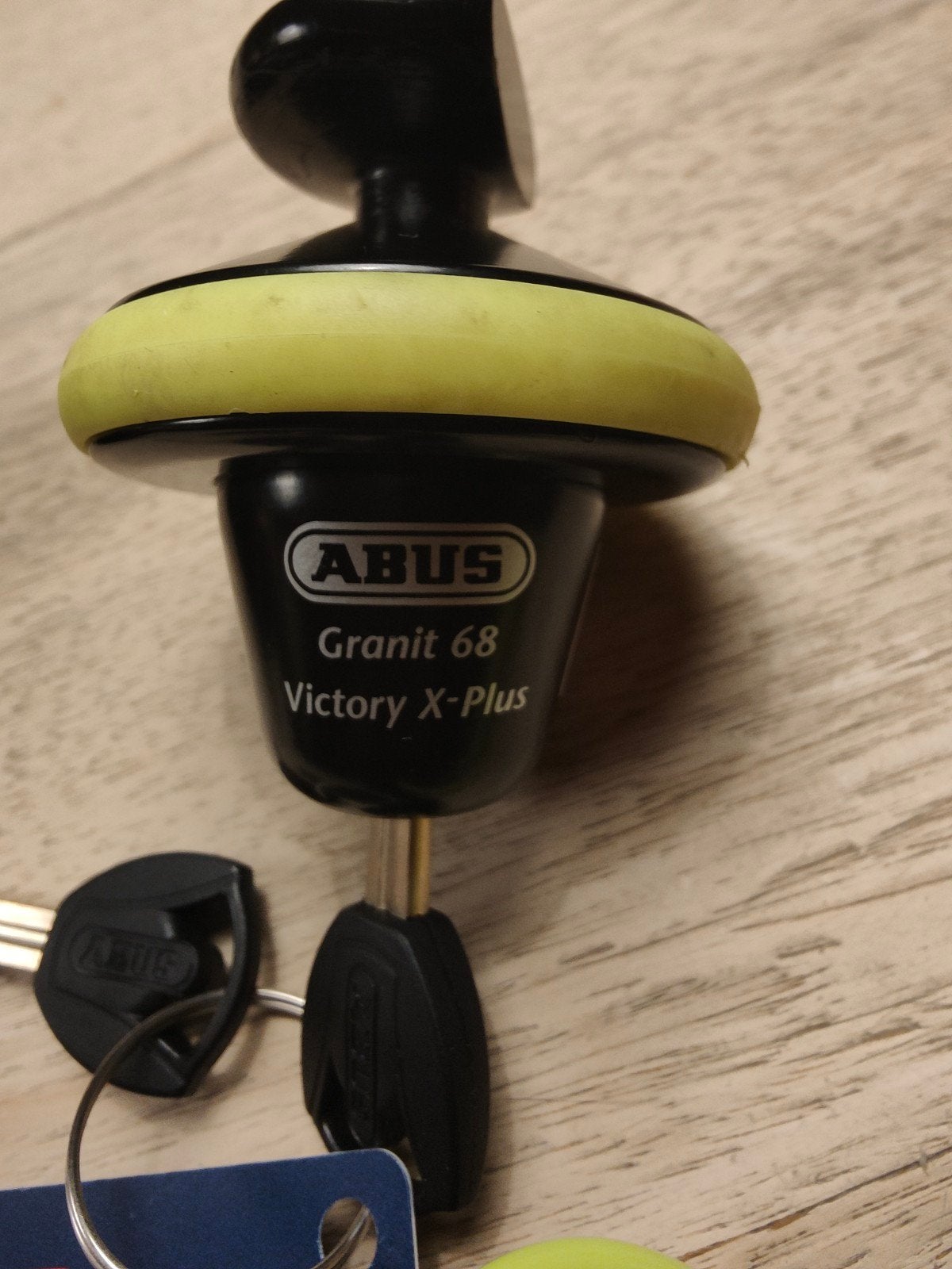 ABUS Granit 68 Victory X-Plus schijfremslot, Ophalen of Verzenden, Gebruikt