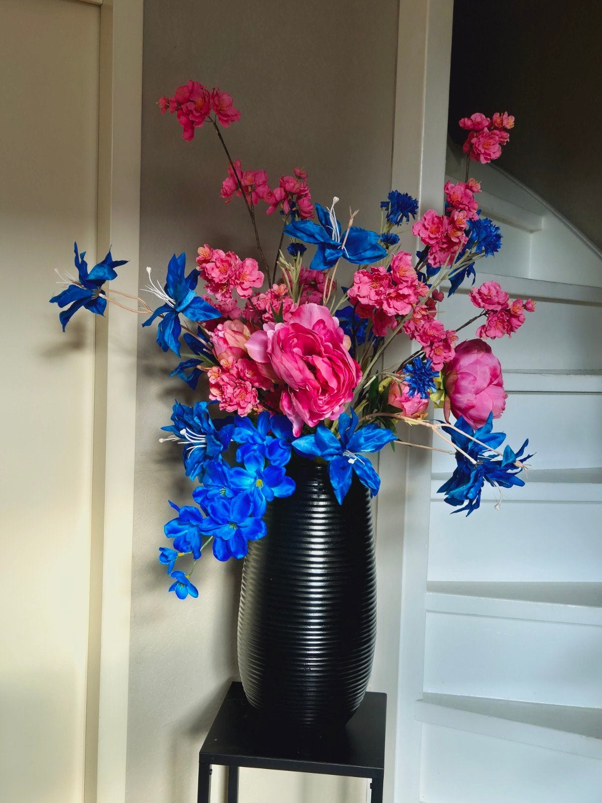 boeket kunstbloemen in meerdere kleuren zie advertentie, Binnen, Overige materialen, Nieuw, Ophalen of Verzenden