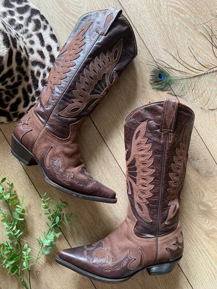 Buffalo hoge cowboylaarzen 39 western boots laarzen, Kleding | Dames, Hoge laarzen, -, Ophalen of Verzenden, Zo goed als nieuw