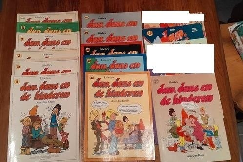 13 stripboeken Jan Jans en de Kinderen - jan kruis - libelle, Meerdere stripboeken, Ophalen of Verzenden, Gelezen, Jan Kruis