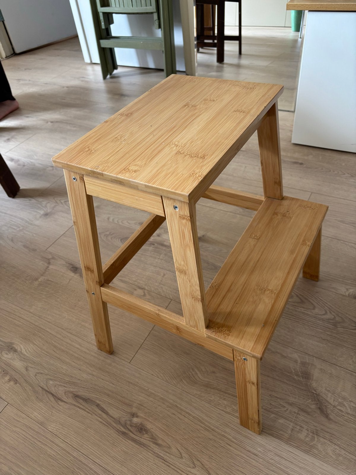 IKEA Tenhult Opstapje van bamboe, Ophalen, Gebruikt, Hout
