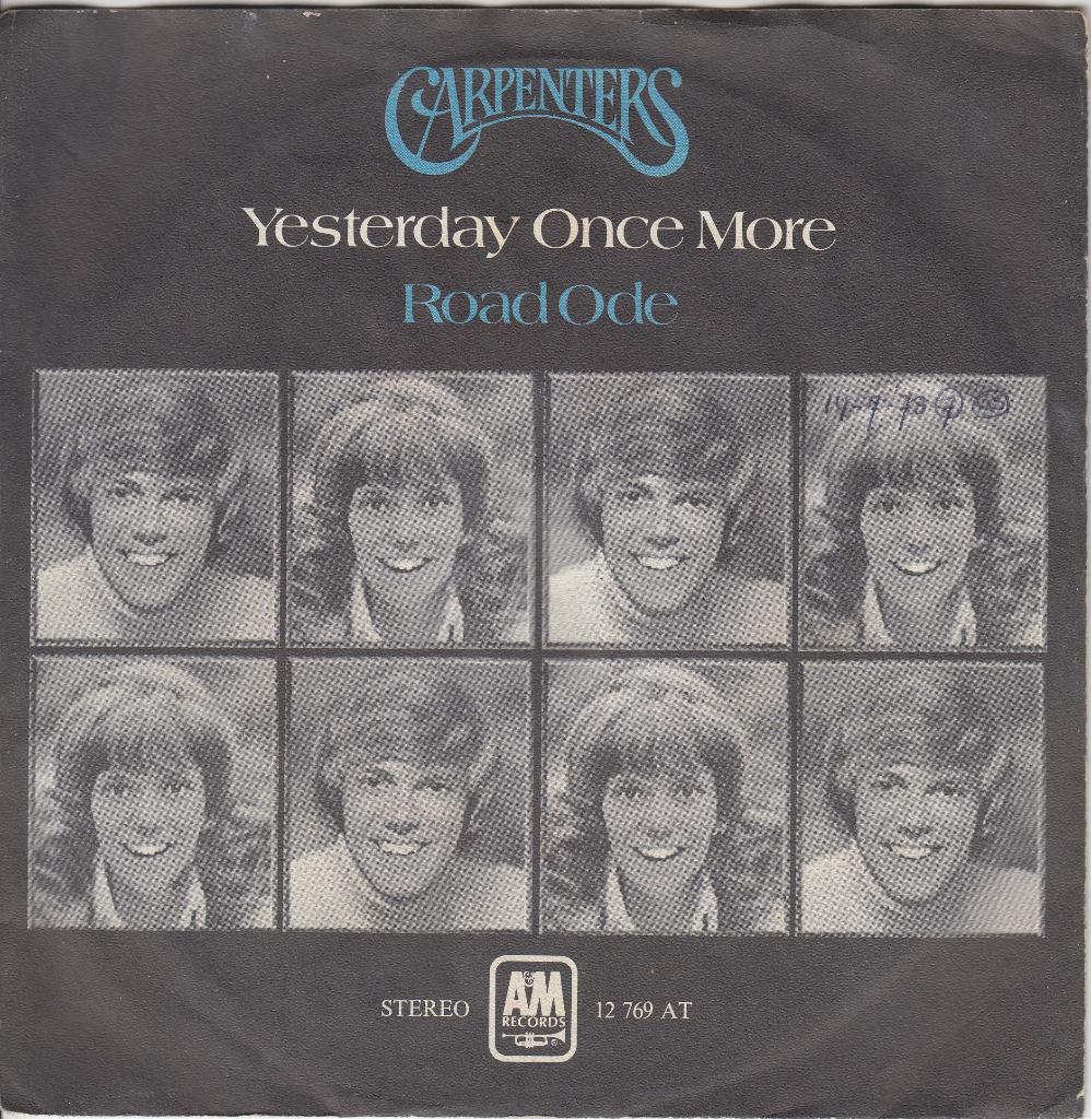 Carpenters **Yesterday Once More**, Cd's en Dvd's, Vinyl Singles, Gebruikt, 7 inch, Single, Ophalen of Verzenden