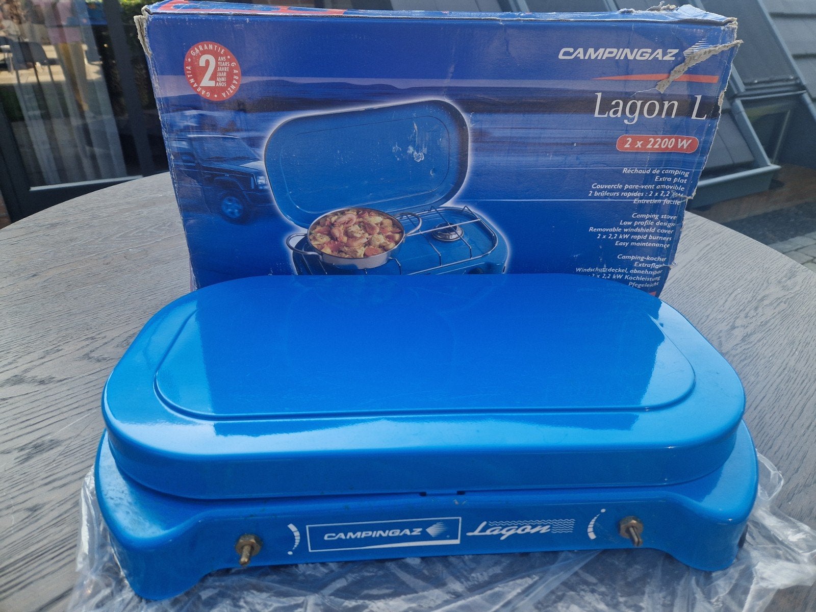 Campingaz Lagon L 2x2200W Campingfornuis, Ophalen, Zo goed als nieuw