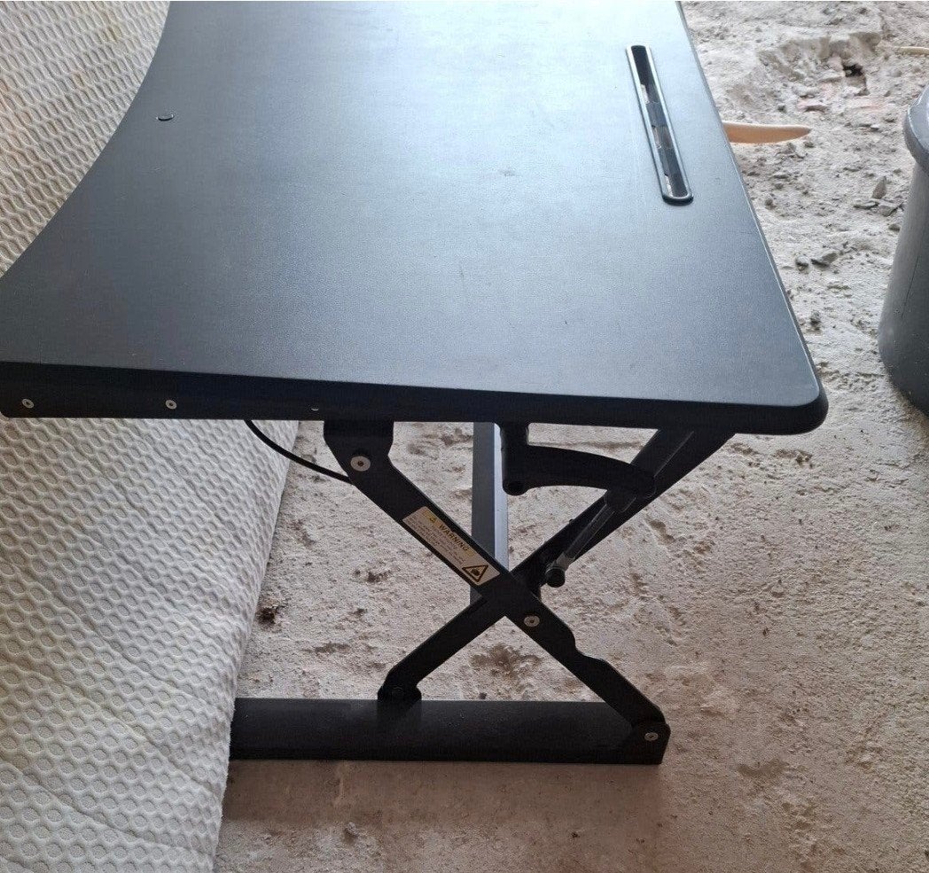 Updesk in hoogte verstelbaar bureau - compact & flexibel, Gebruikt, Ophalen of Verzenden, Overige merken, Overige materialen