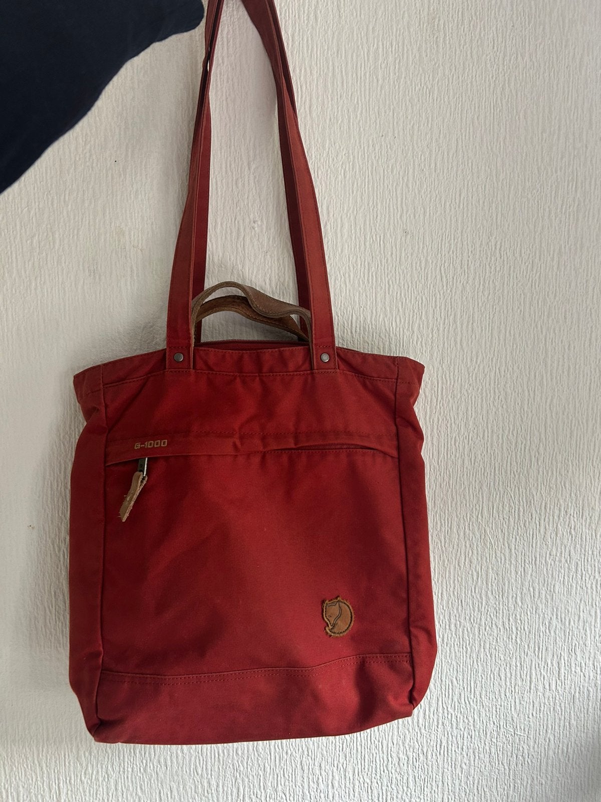 Fjallraven Totebag, Ophalen of Verzenden, Zo goed als nieuw, Rood, Overige merken