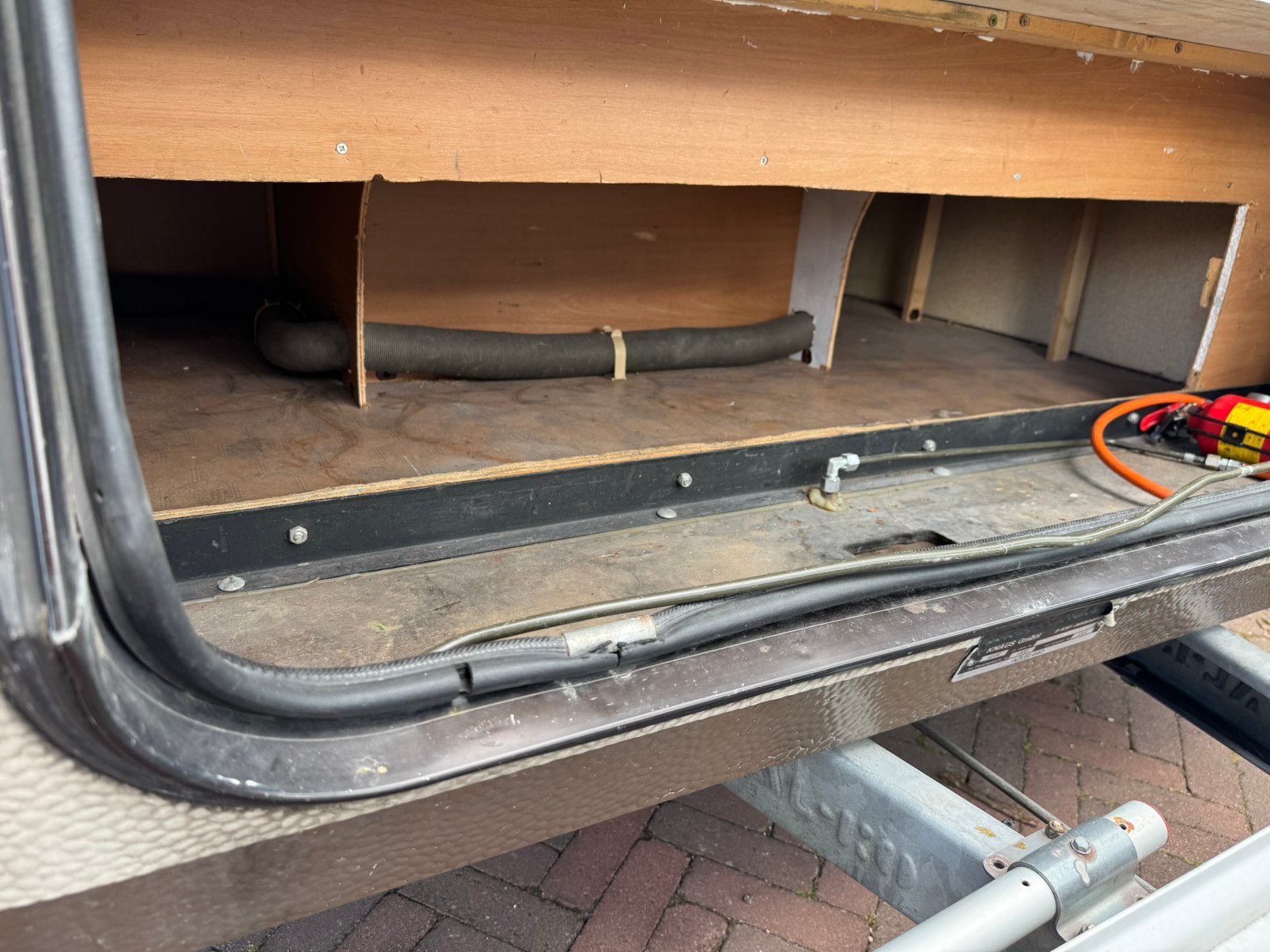 Knaus azuur 440 uit 1988, Caravans en Kamperen, Ophalen, Gebruikt