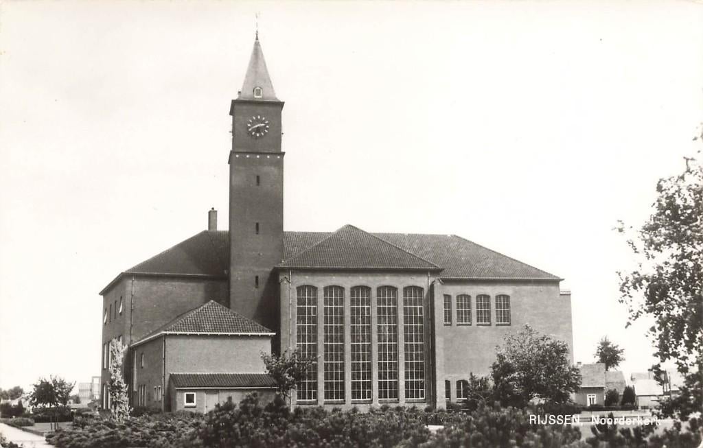 Rijssen, Noorderkerk, Verzamelen, Ansichtkaarten | Nederland, Ophalen of Verzenden, 1960 tot 1980, Ongelopen, Overijssel