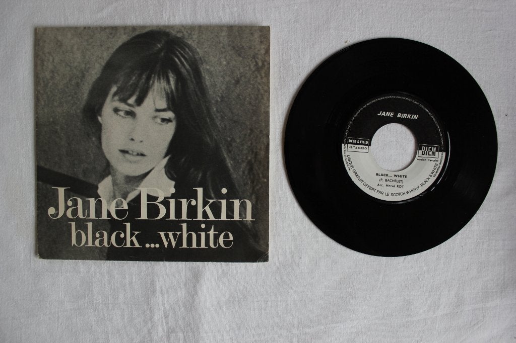 jane birkin - black ... white, Ophalen of Verzenden, Zo goed als nieuw, 7 inch, Pop