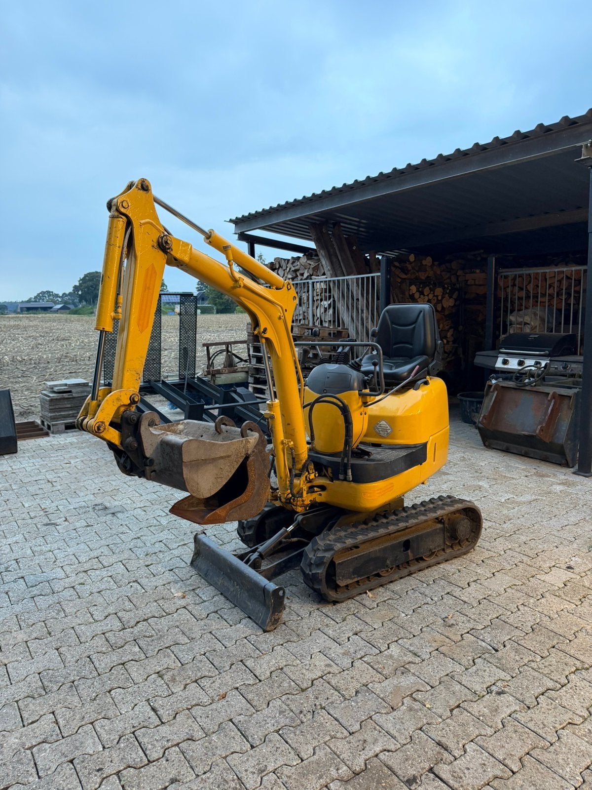 Minikraan komatsu, Tuin en Terras, Ophalen of Verzenden
