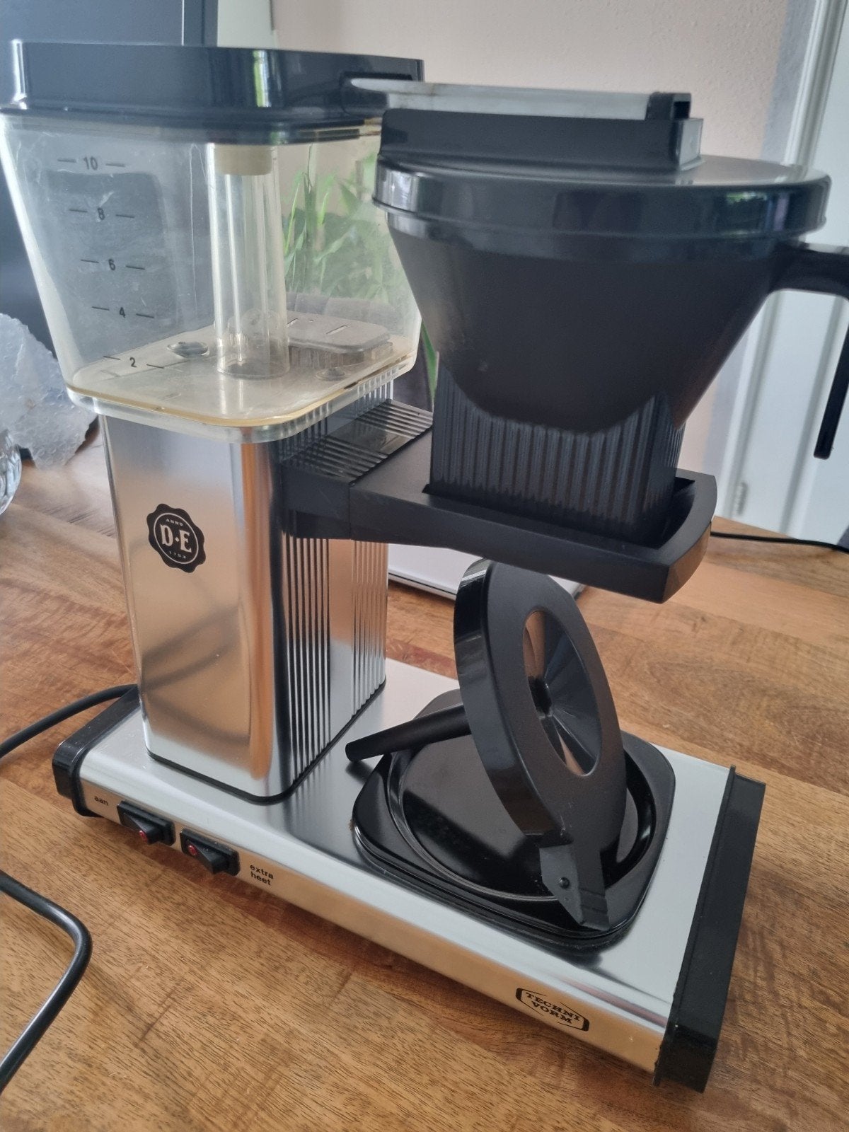 Douwe Egberts Moccamaster KBG 741.62B Koffiezetapparaat, Ophalen, 10 kopjes of meer, Koffiemachine, Gemalen koffie