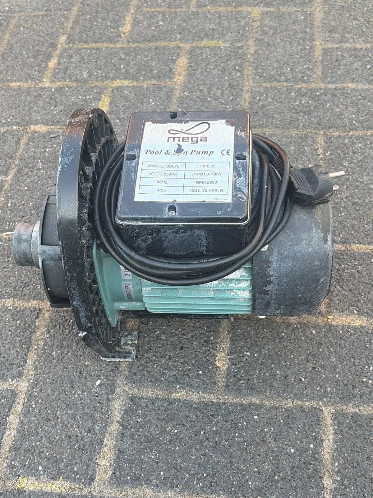 Mega Pool & Sea Pomp - 0.75kW waterpomp, Ophalen of Verzenden, Gebruikt, Elektrisch, Dompelpomp