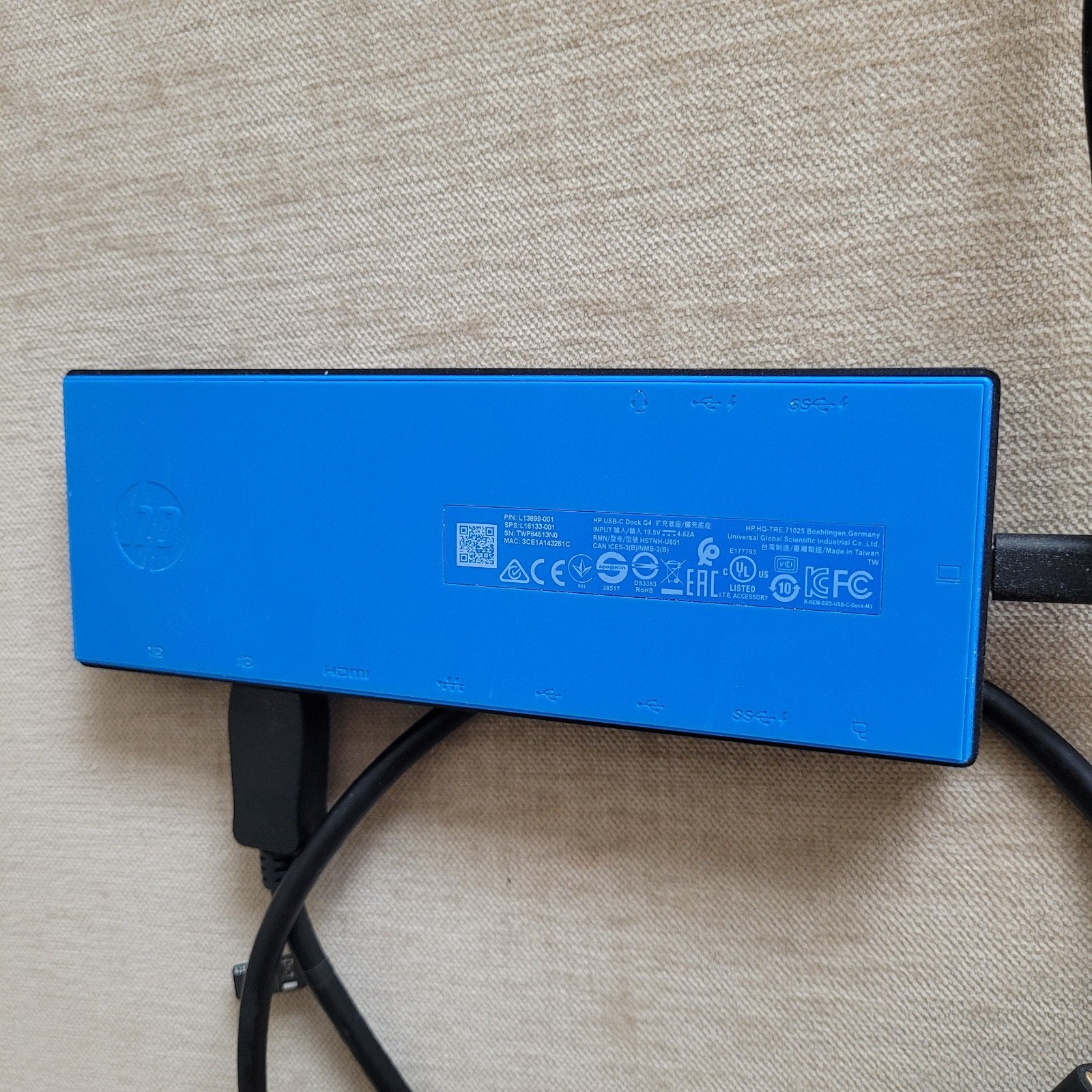 HP USB-C Dock G4 - USB-C Docking Station, Ophalen of Verzenden, Zo goed als nieuw