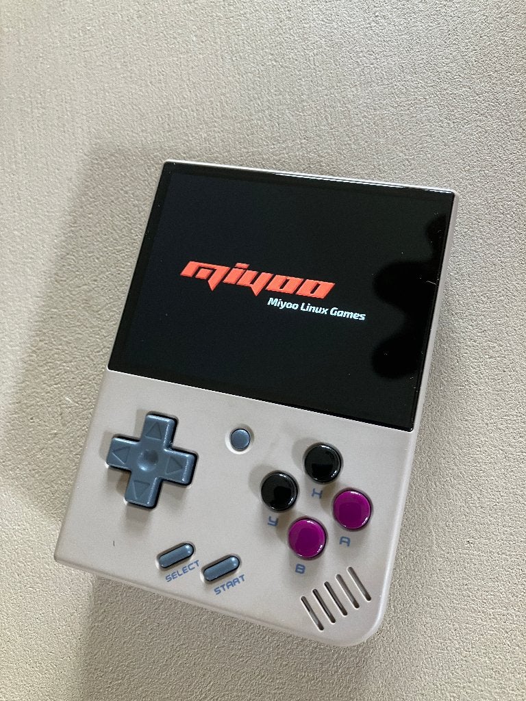 Miyoo Mini Plus grijze retro emulatie handheld, Ophalen of Verzenden, Miyoo, Zo goed als nieuw