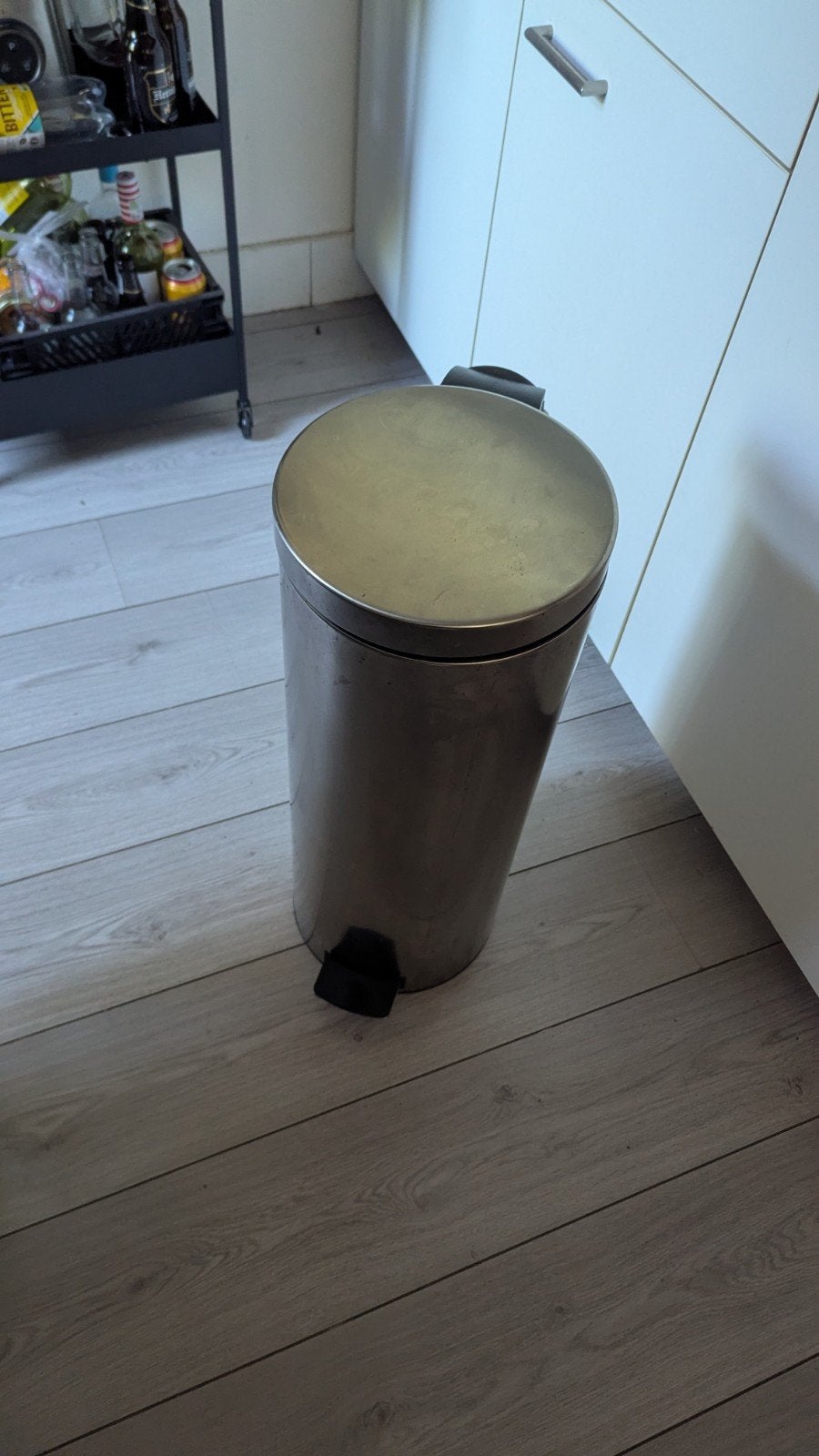 Brabantia 20L prullenbak, Ophalen, 50 – 75, Gebruikt, Met pedaal