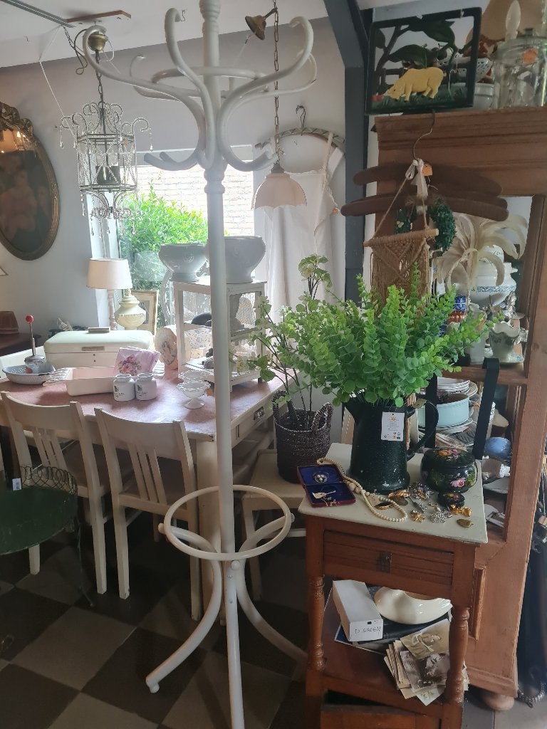 Oude Thonet houten staande kapstok