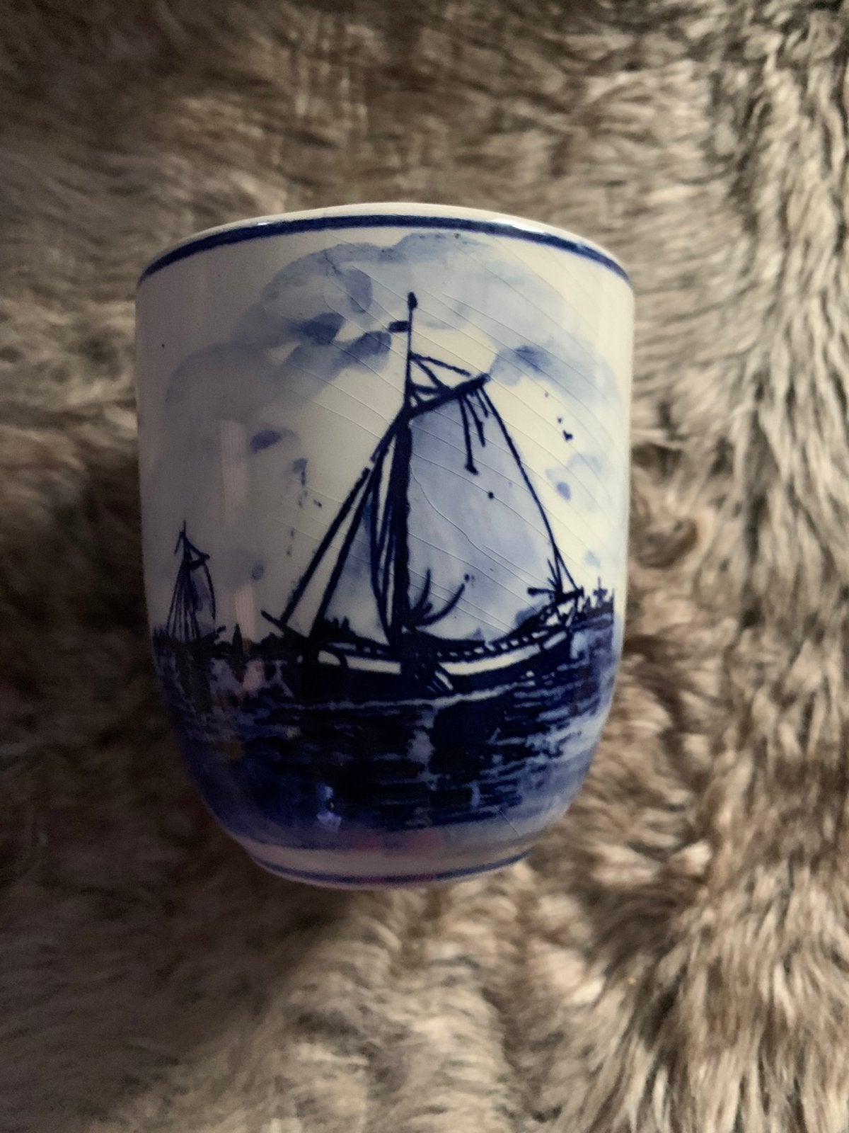 Delftsblauw lepelvaasje, Ophalen of Verzenden