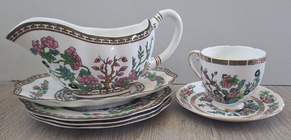 6 delen Royal Grafton servies Coalport The Indian tree, Antiek en Kunst, Ophalen of Verzenden