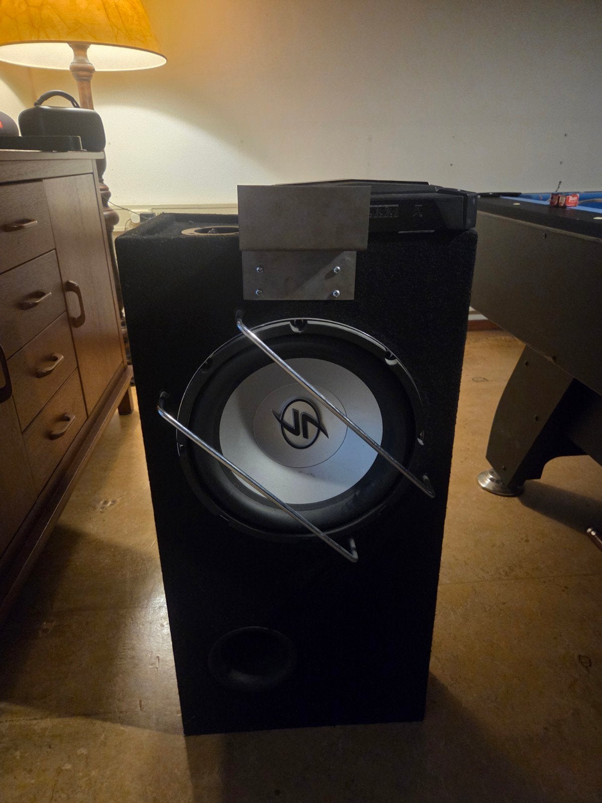 JBL Subwoofer met Versterker - Krachtige Bass, Ophalen of Verzenden, Gebruikt