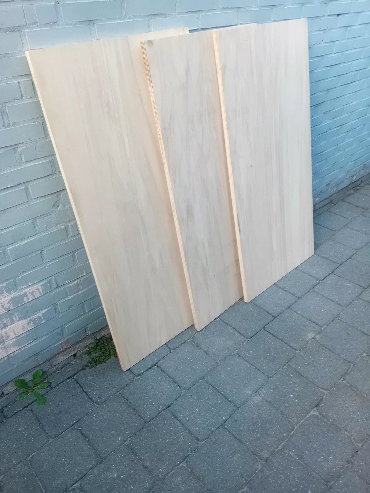 3x Berken multiplex platen 1220x610x24mm blank, Ophalen