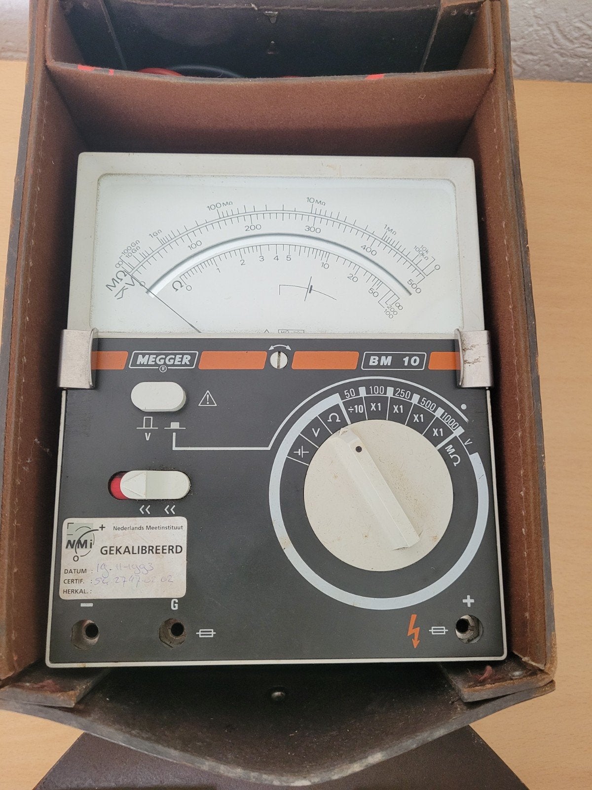 Vintage Megger BM10 Multimeter in koffer, Gebruikt, Multimeter, Megger, Onbekend