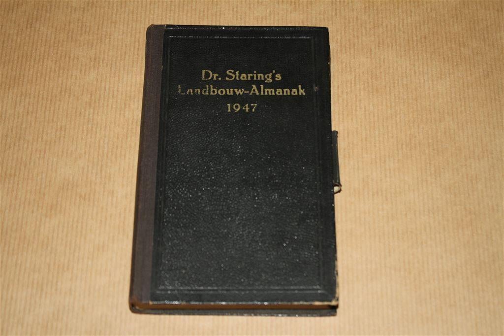 Dr. Staring's Nederlandsche Landbouw-Almanak 1947, Boeken, Ophalen of Verzenden, Gelezen