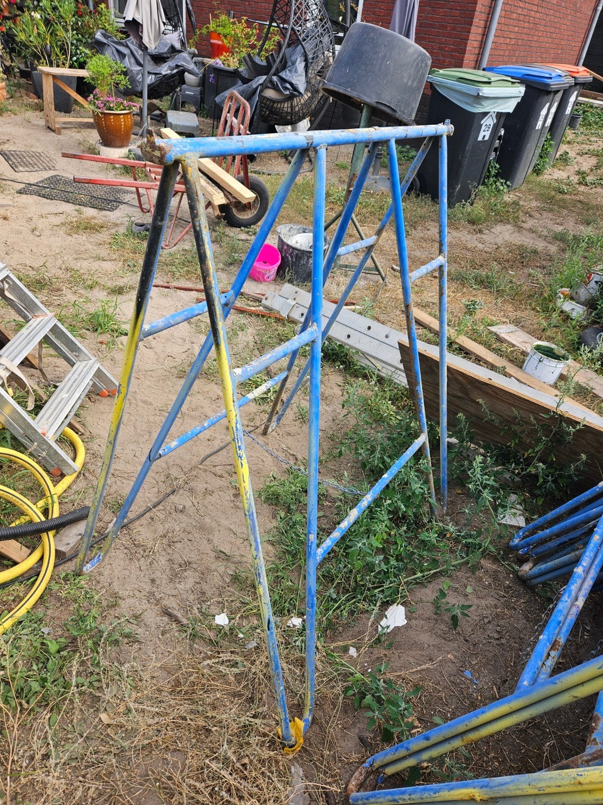 metsel schragen 130cm hoog ., Ophalen, Overige typen, Minder dan 2 meter