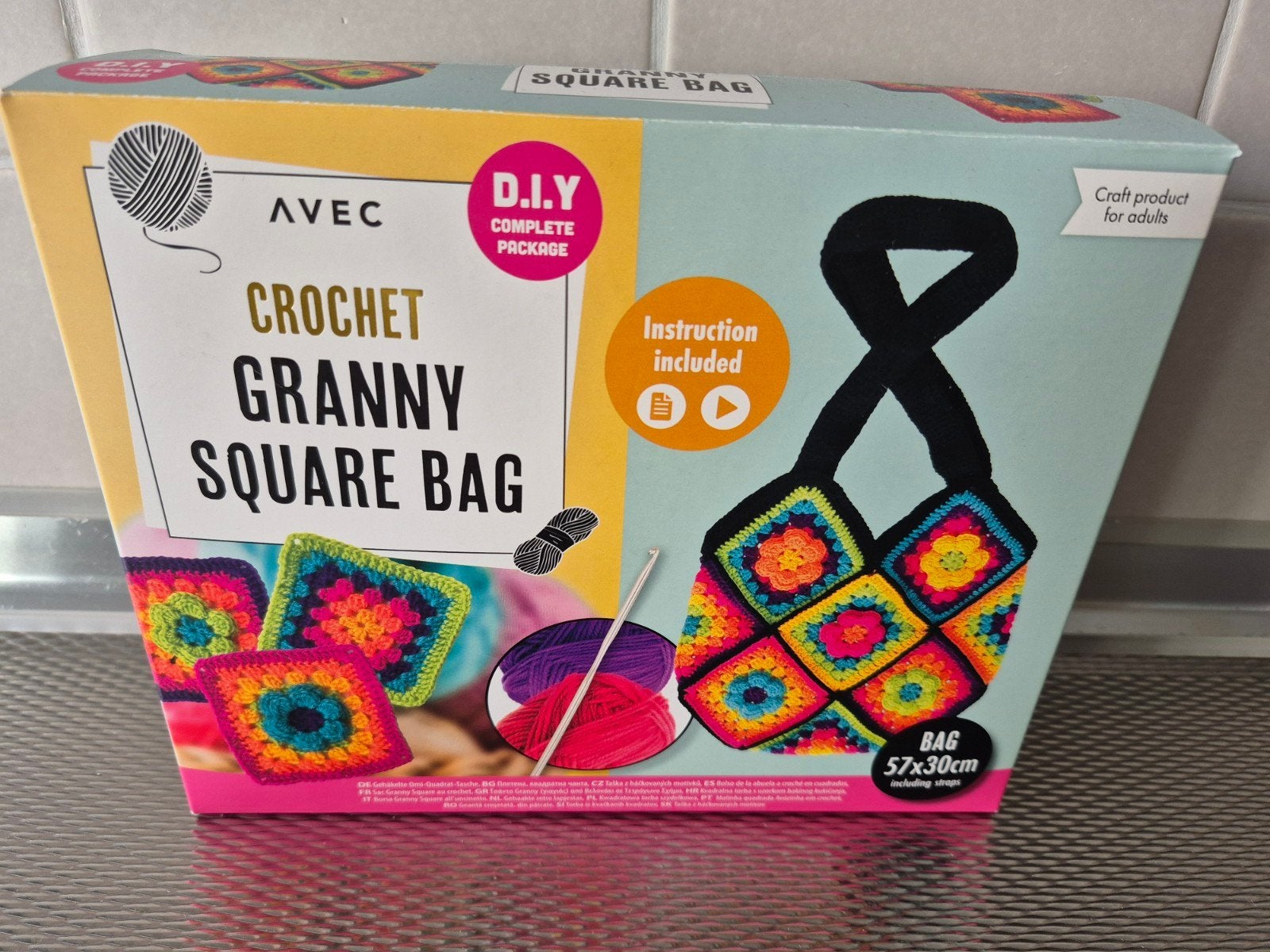 HAAKPAKKET GRANNYTAS NIEUW, Ophalen, Nieuw, Haken, Overige typen