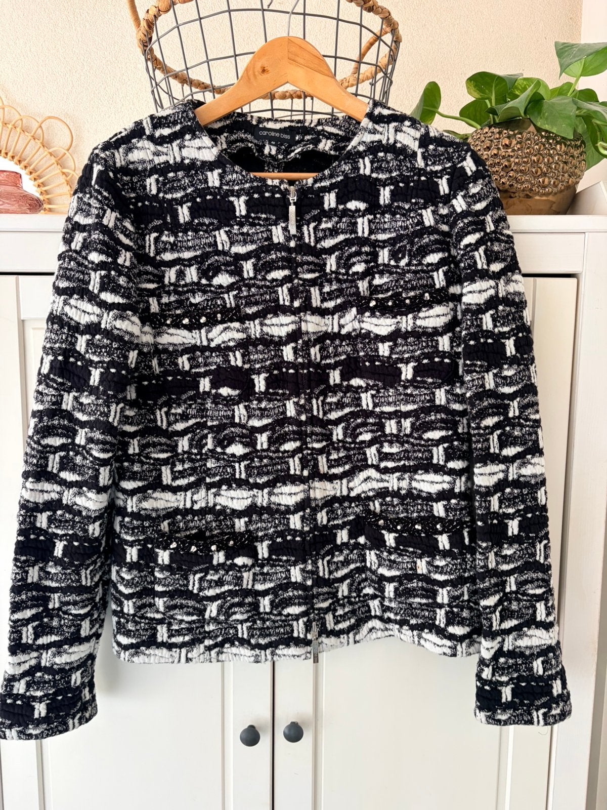 Caroline Biss vestje maat 40, Kleding | Dames, Truien en Vesten, Ophalen of Verzenden, Zo goed als nieuw, Maat 38/40 (M), Zwart