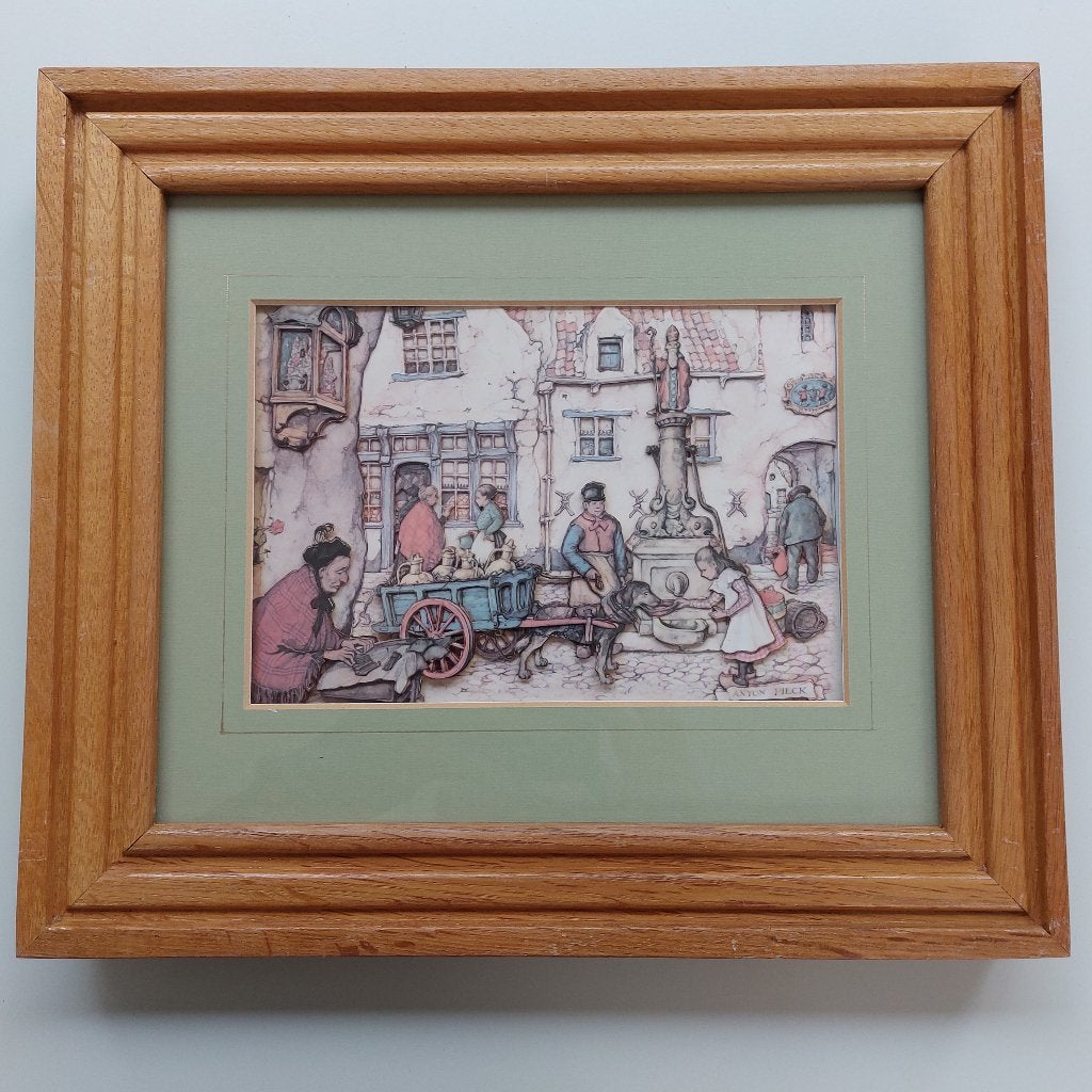 Anton Pieck , 3D snijwerken diverse uitvoeringen, Huis en Inrichting, Minder dan 50 cm, Ophalen of Verzenden, Zo goed als nieuw
