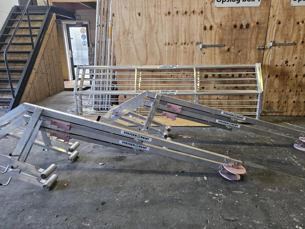 RSS Dakrandbeveiliging Set - Schuin dak - 3 meter, Ophalen of Verzenden, Zo goed als nieuw, Daksteiger, 2 tot 5 meter