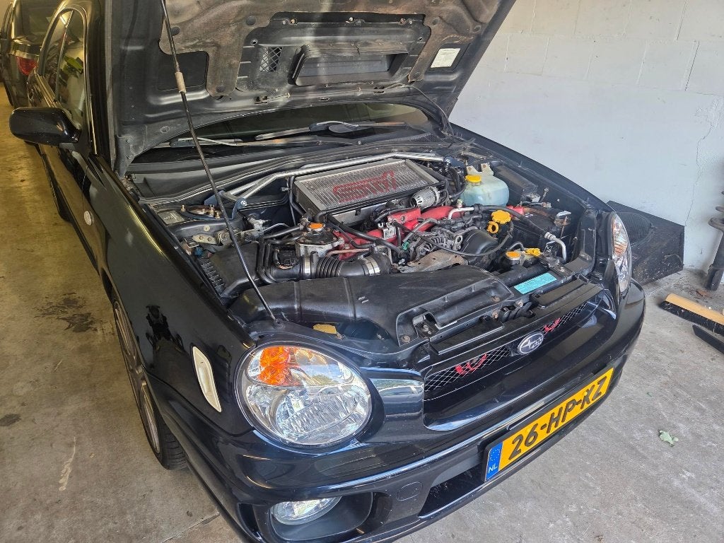 Subaru Impreza 2.0 Turbo WRX Plus AWD 2001 Zwart, Auto's, Subaru, 1994 cc, Stof, Zwart, 4 cilinders