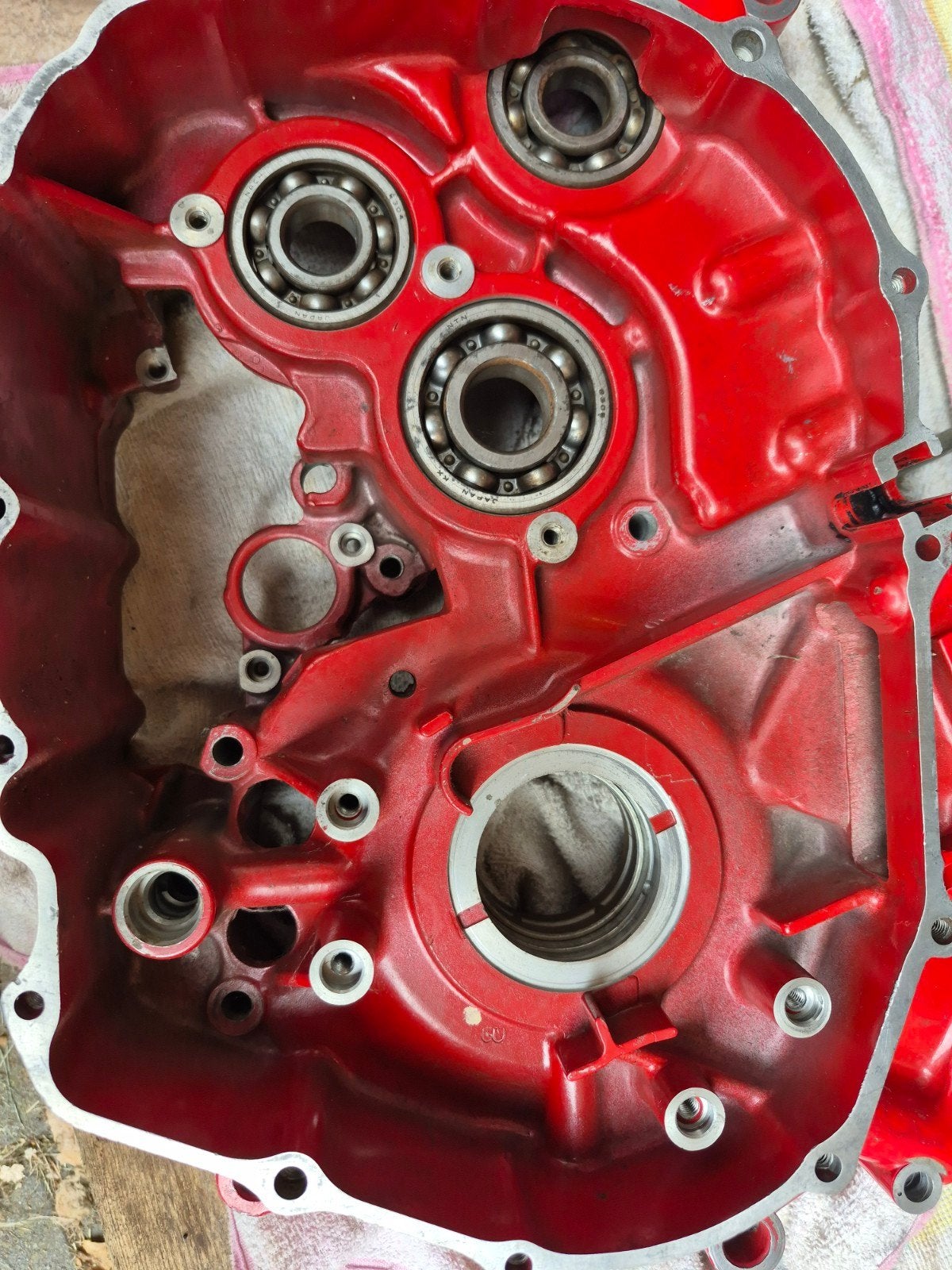 Honda XLV750 RD01 XLV 750R central crankcase centraal motorc, Ophalen of Verzenden