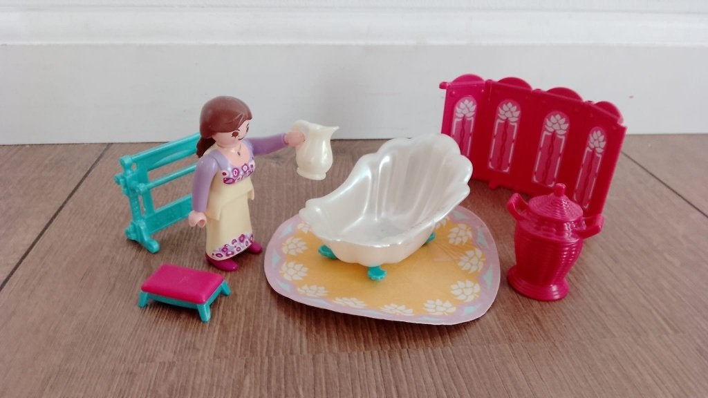Playmobil paleis badkamer, Ophalen of Verzenden, Zo goed als nieuw, Complete set