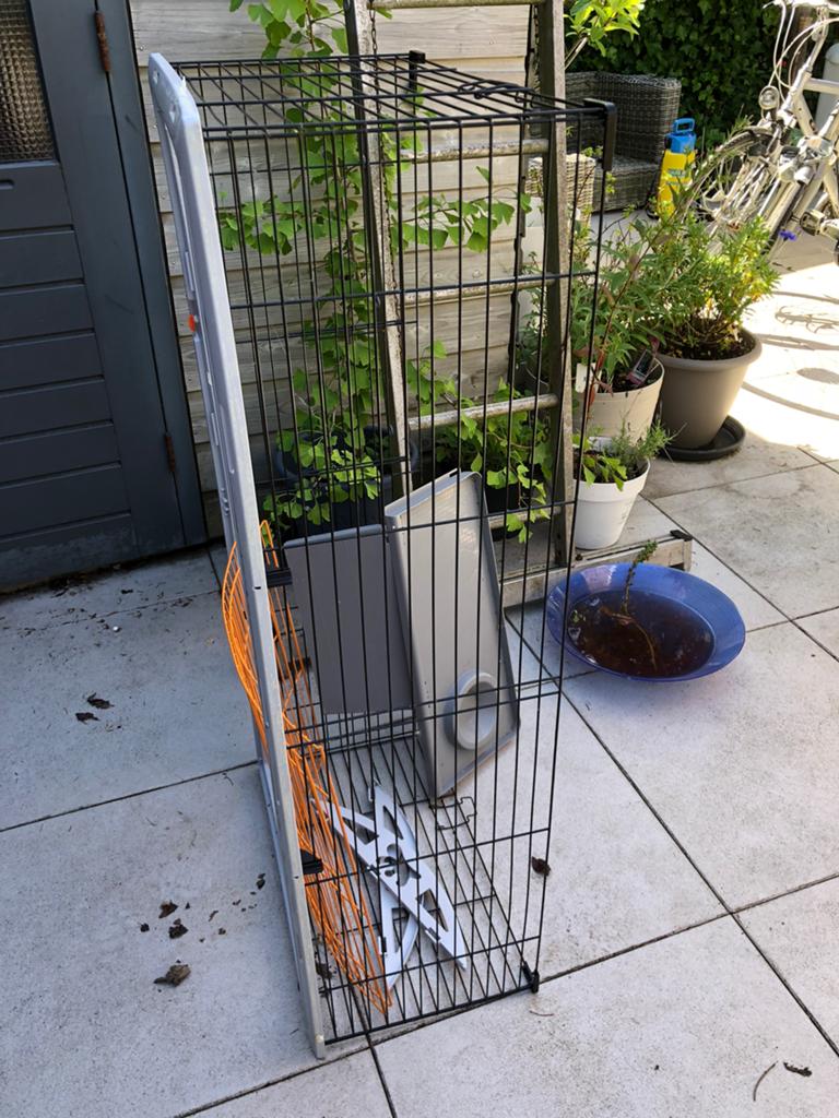 Bovenkant Konijnen/cavia kooi, Kooi, 110 cm of meer, Zo goed als nieuw, Cavia