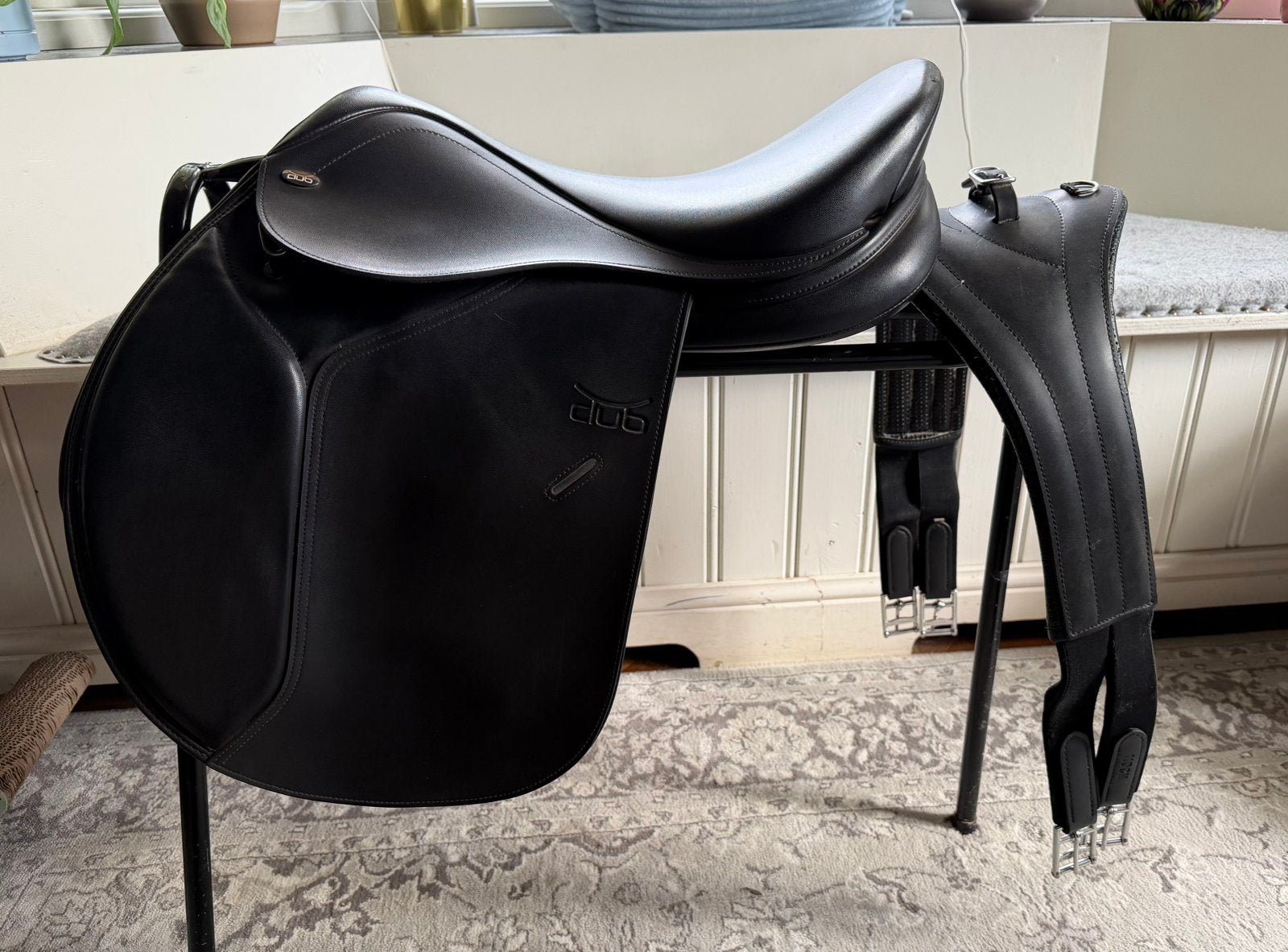 Tekna club veelzijdigheid springzadel 17” zeer goede staat, Dieren en Toebehoren, Paarden en Pony's | Zadels, Ophalen of Verzenden