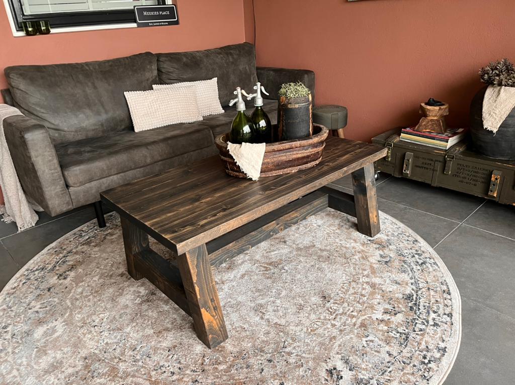 Salontafel oud hout, Ophalen, 100 tot 150 cm, 50 tot 100 cm, Zo goed als nieuw