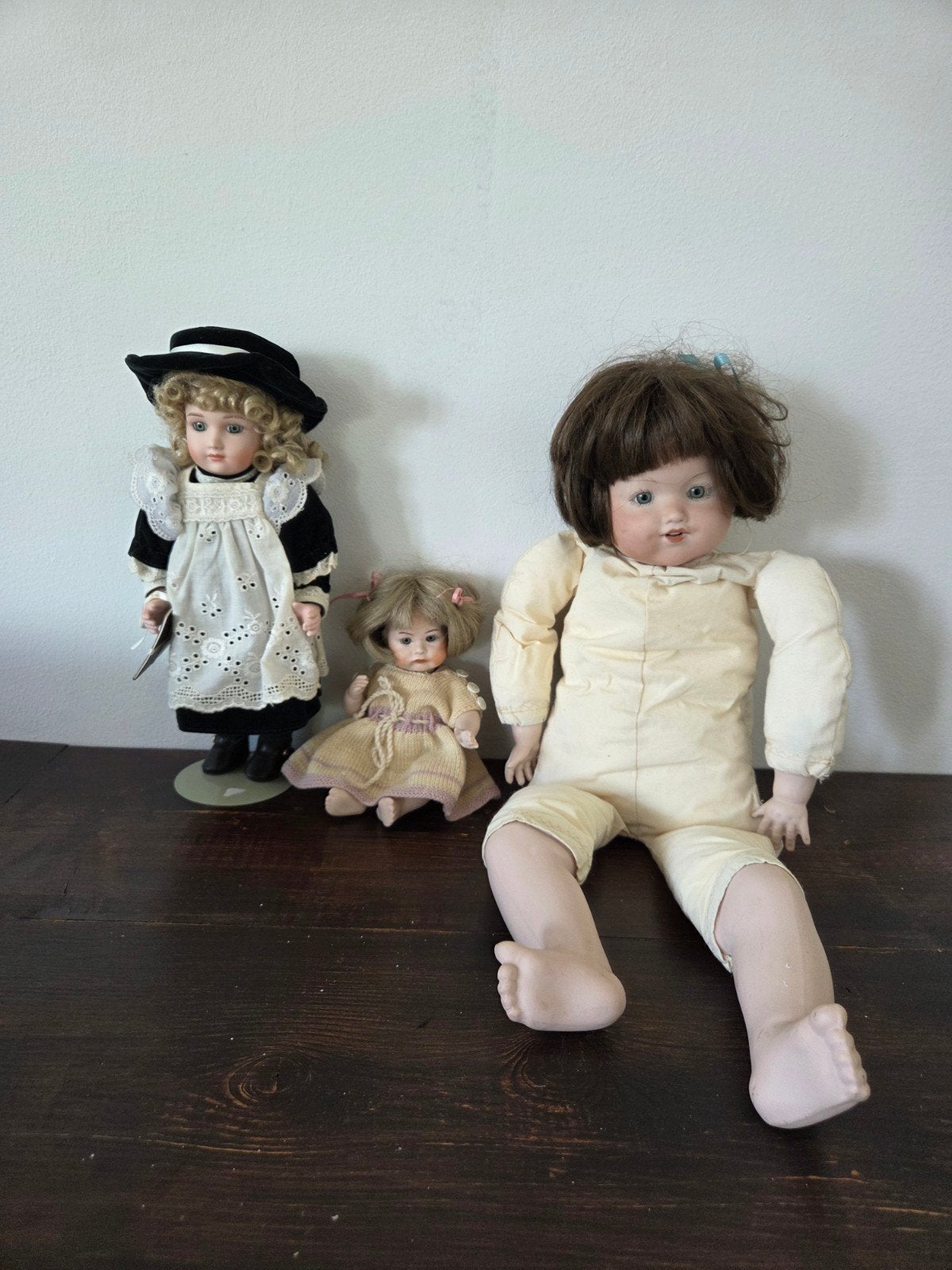 replica porseleinen poppen. 3 stuks voor 50 euro in 1 koop., Verzamelen, Poppen, Ophalen of Verzenden, Zo goed als nieuw, Pop